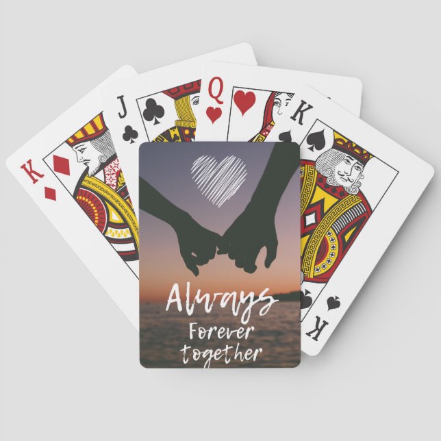 Always Forever Together Playing Cards (Back)