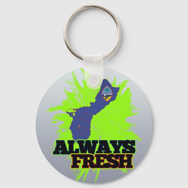 Always Fresh Guam Key Ring (Front)