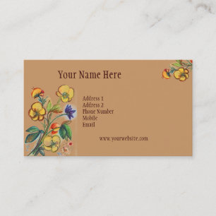 Always Fresh Yellow Flowers Card