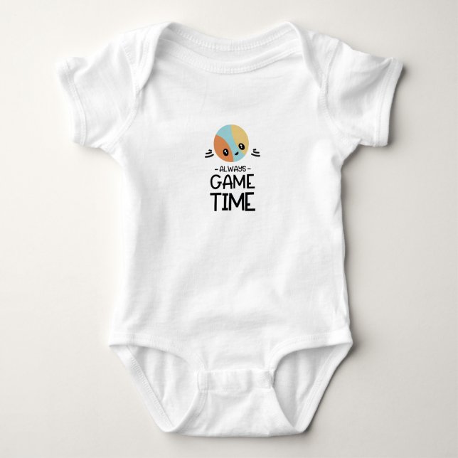 Always Game Time Baby Bodysuit (Front)