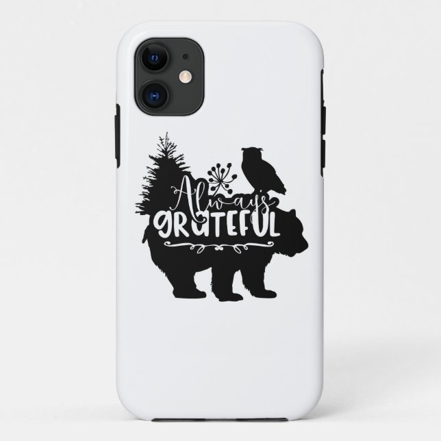 Always Grateful Case-Mate iPhone Case (Back)