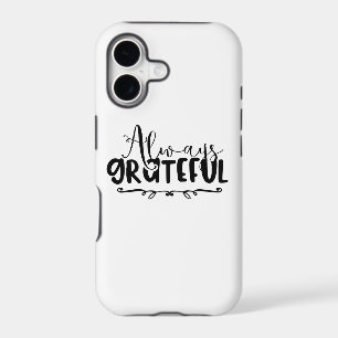 always grateful - typography
