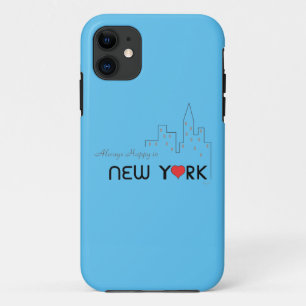 Always Happy in New York iPhone 11 Case
