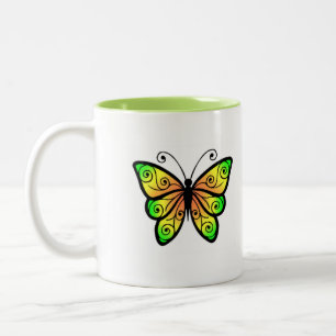 Always have a wonderful day butterfly mug