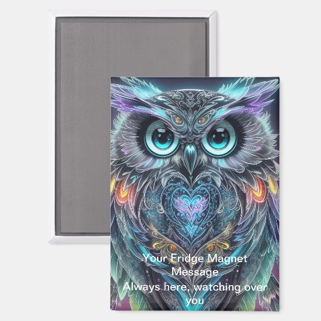 Always here, watching over you fridge magnet (Front/Back)