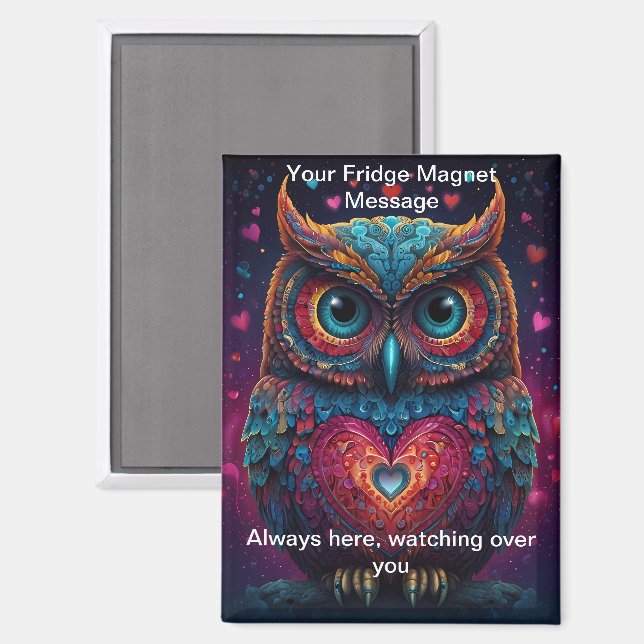 Always here, watching over you fridge magnet (Front/Back)