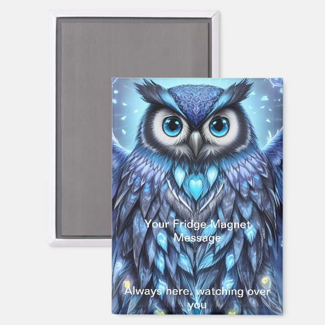 Always here, watching over you fridge magnet (Front/Back)
