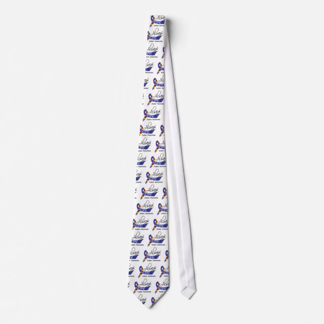 Always Hope Autism Tie (Front)