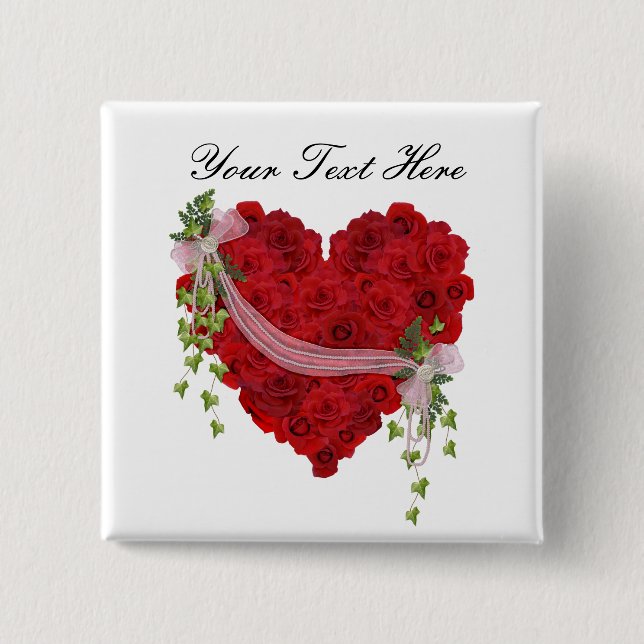 Always in My Heart 15 Cm Square Badge (Front)
