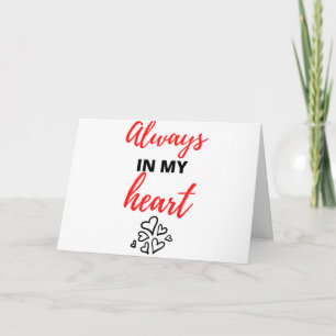 Always In My Heart Black Card