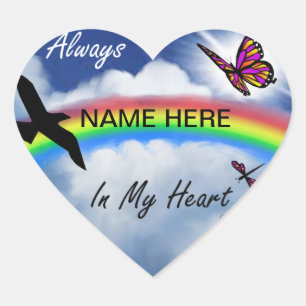 Always In My Heart Heart Sticker