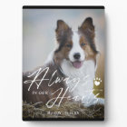 Always In Our Hearts Pet Photo Memorial