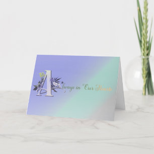 Always in Our Hearts Rememberance Card