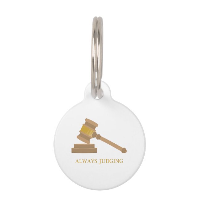 Always Judging Pet Tag (Front)