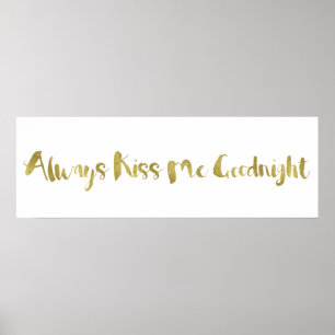 Always Kiss Me Goodnight Poster