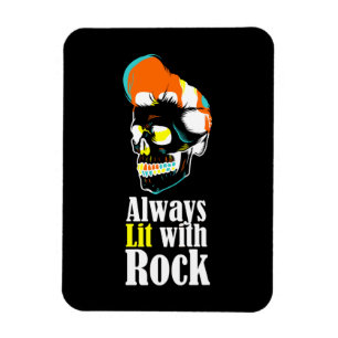 Always lit with rock magnet