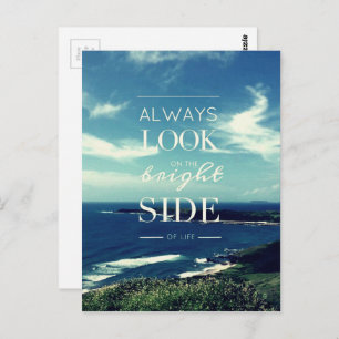 Always Look on the Bright Side of Life / Seascape Postcard