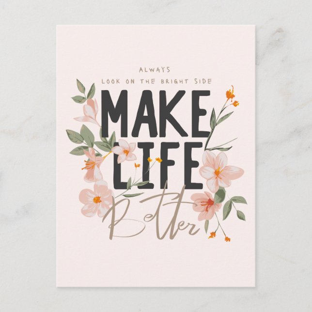 Always Look on the Bright Side Postcard (Front)