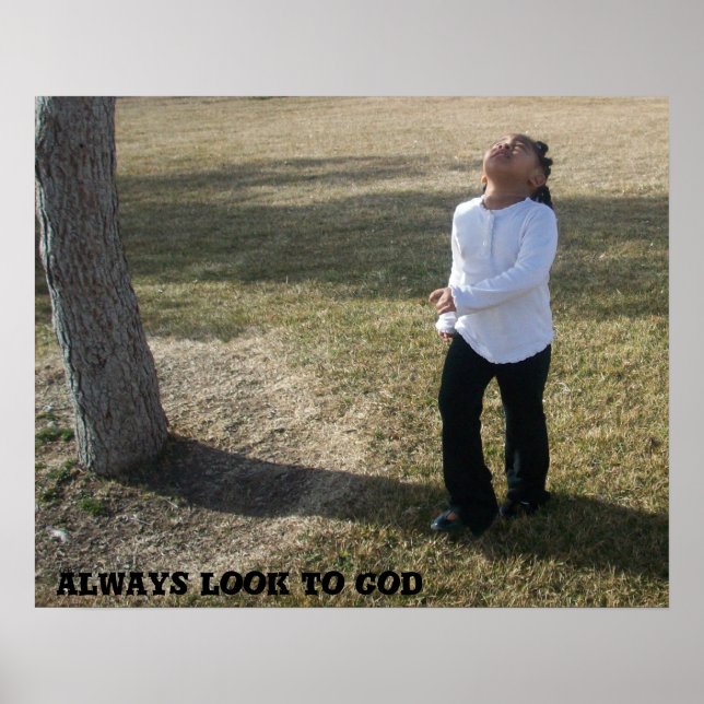 Always look to God Poster (Front)