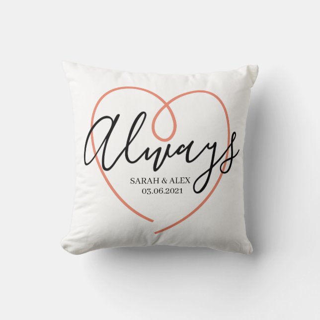 Always Love Valentines Day Gift, Cushion (Front)