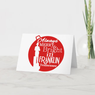 Always Merry and Bright in Franklin, TN Holiday Card