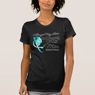 Always My Hero In Memory Mum - Ovarian Cancer T-Shirt