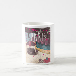 Always my love - Paris travel poster Coffee Mug