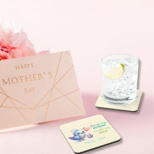Always my Mother - Bird Mum & Baby Coaster