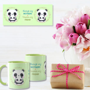 Always my Mother - Panda Mum & Baby Green Mug