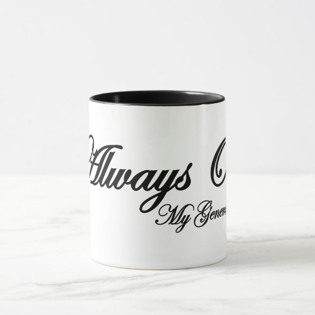 Always On generation mug (Center)