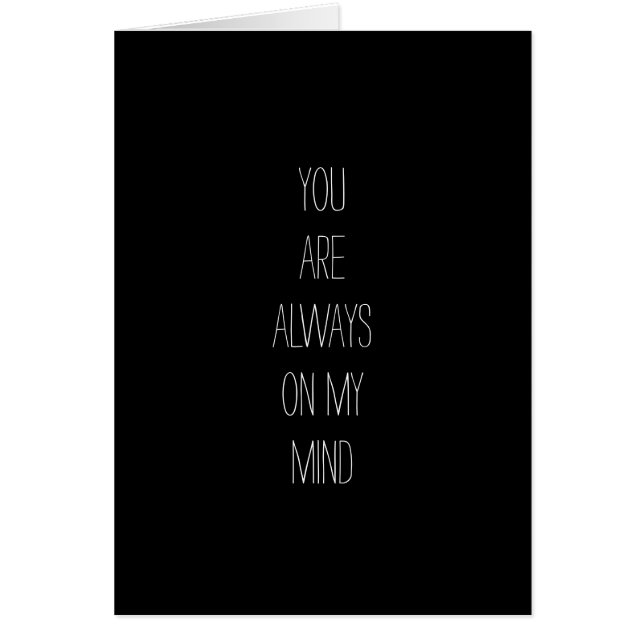 Always on my mind (Front)