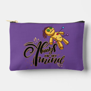 Always on My Mind Funny Halloween Voodoo Doll Accessory Pouch