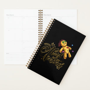 Always on My Mind Funny Halloween Voodoo Doll Planner