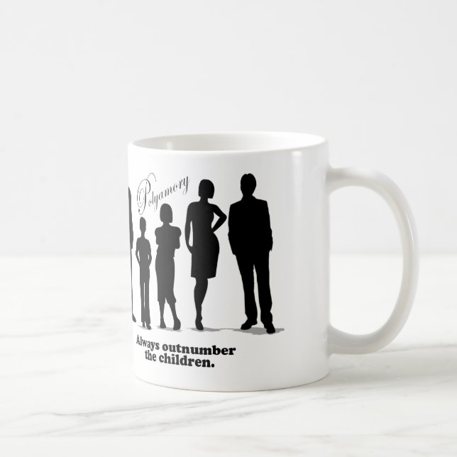 Always Outnumber the Children - Polyamory Coffee Mug (Right)