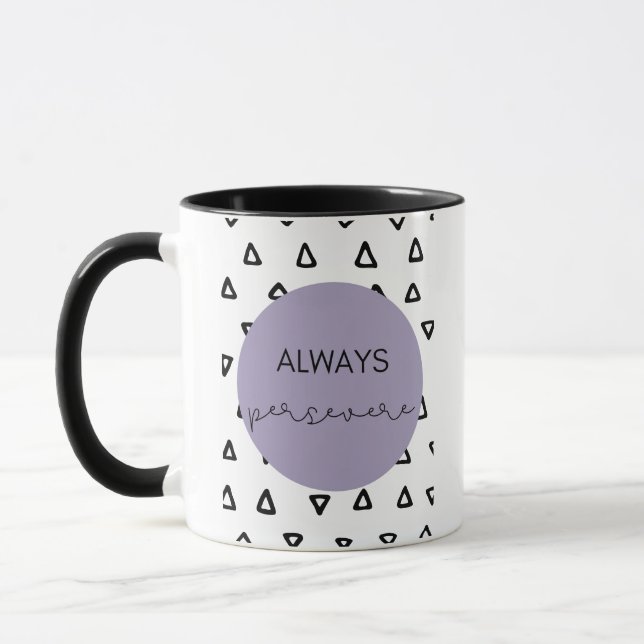Always persevere Inspiration Mug (Left)
