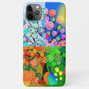 Always Pickleball Season Winter Spring Summer Fall iPhone 11 Pro Max Case