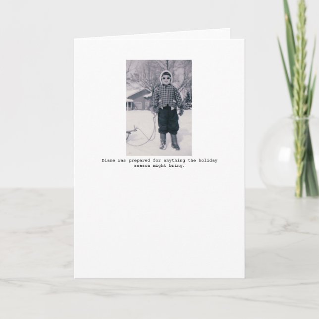 Always Prepared Holiday Greeting Card (Front)