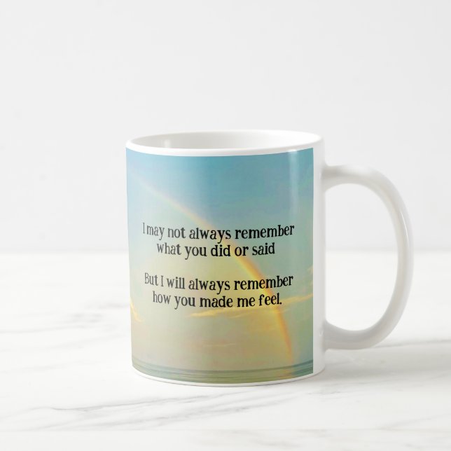 "Always Remember"  Coffee Mug (Right)