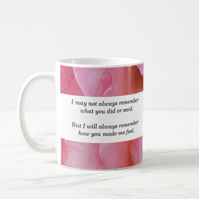 "Always Remember"  Coffee Mug (Left)