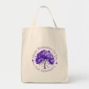 Always Remember: For You, End Alzheimer's Tote Bag