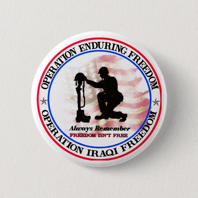 Always Remember.png 6 Cm Round Badge (Front)