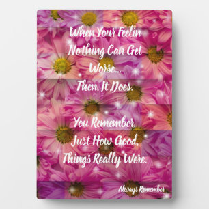 Always Remember Poem Plaque