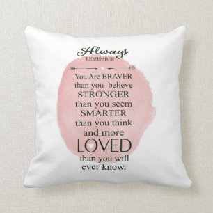 Always Remember You Are Loved More Than You Know Cushion