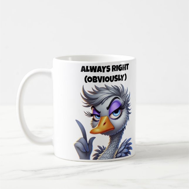 Always Right Obviously Mum Coffee Mug (Left)