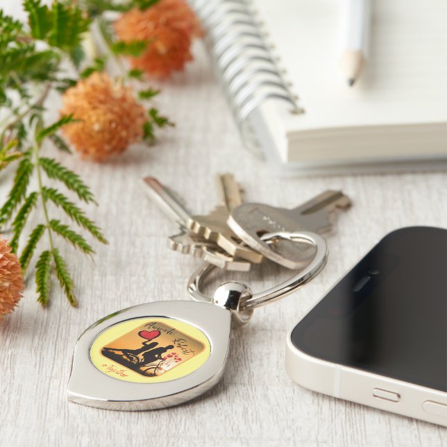 Always Romantic Love Key Ring (Side)