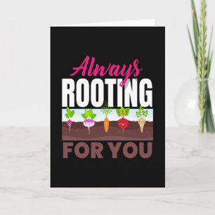 Always Rooting For You Vegan Vegans Card