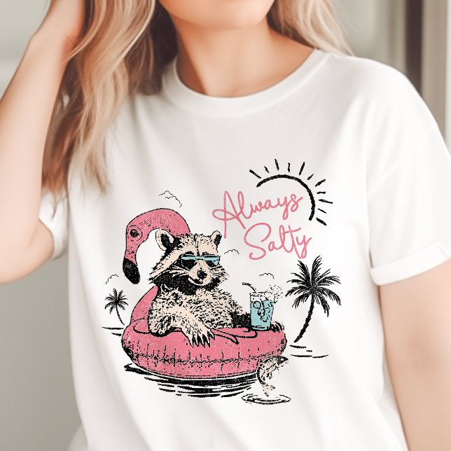 Always Salty Racoon Tri-Blend Shirt (Creator Uploaded)