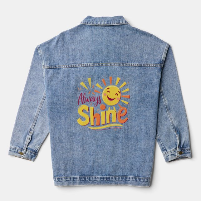 Always Shine Denim Jacket (Back)