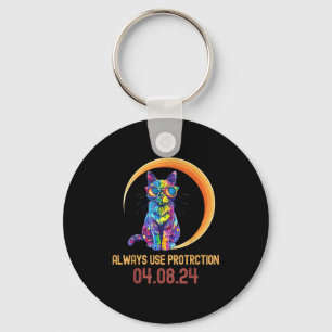 Always Shirt Cat Us Solar Eclipse Use Key Ring