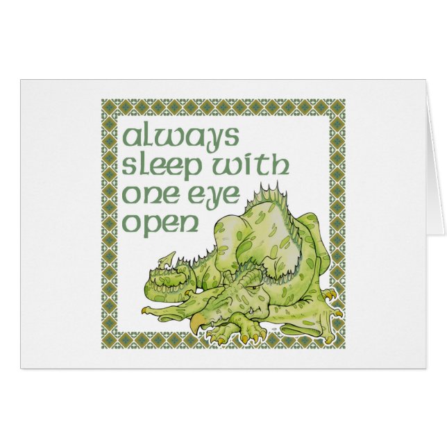 Always Sleep with One Eye Open (Front Horizontal)